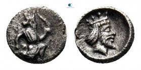 Persia. Achaemenid Empire. Uncertain mint. Uncertain king 500-400 BC. Tetartemorion AR