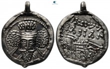 Kings of Parthia. Ekbatana. Vologases V circa AD 191-208. Drachm AR