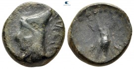Kings of Armenia Minor. Uncertain mint . Mithradates, Satrap of Armenia 212-? BC. Tetrachalkon Æ