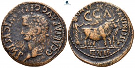 Hispania. Caesaraugusta. Caligula AD 37-41. Bronze Æ