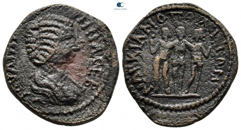Moesia Inferior. Marcianopolis. Julia Domna. Augusta AD 193-217. 
Bronze Æ

2...