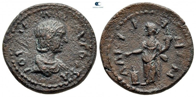 Mysia. Lampsakos. Julia Mamaea. Augusta AD 222-235. 
Bronze Æ

22 mm, 6,35 g...