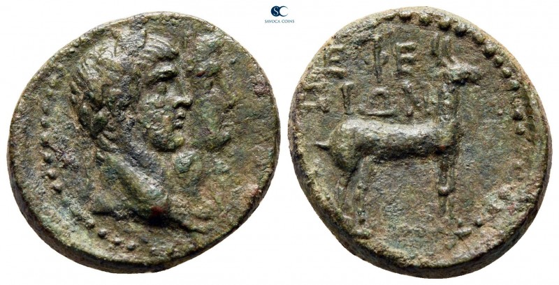 Ionia. Ephesos. Claudius with Agrippina Minor AD 41-54. 
Bronze Æ

20 mm, 6,4...