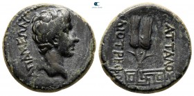 Phrygia. Apameia. Augustus 27 BC-AD 14. Attalos, son of Diotrephos, magistrate. Bronze Æ