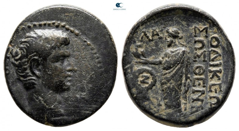 Phrygia. Laodikeia ad Lycum. Augustus 27 BC-AD 14. 
Bronze Æ

17 mm, 3,51 g
...