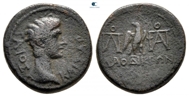 Phrygia. Laodikeia ad Lycum. Gaius Caesar circa 5 BC. Antonius Polemon, magistra...