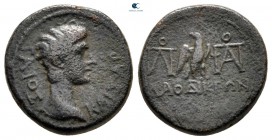 Phrygia. Laodikeia ad Lycum. Gaius Caesar circa 5 BC. Antonius Polemon, magistrate. Bronze Æ