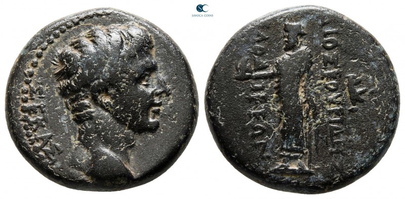 Phrygia. Laodikeia ad Lycum. Tiberius AD 14-37. Dioskourides, magistrate
Bronze...