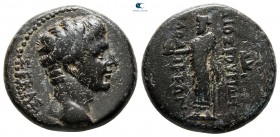 Phrygia. Laodikeia ad Lycum. Tiberius AD 14-37. Dioskourides, magistrate. Bronze Æ