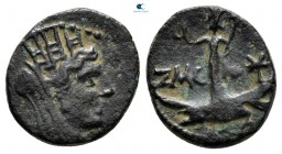 Phoenicia. Sidon. Pseudo-autonomous issue AD 117-138. year ZMC (247) = 121-122 AD. Bronze Æ