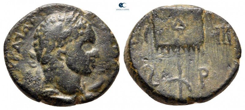 Mesopotamia. Rhesaena. Caracalla AD 198-217. 
Bronze Æ

17 mm, 3,72 g

Ille...