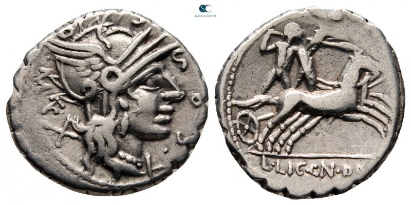 L. Licinius Crassus and Domitius Ahenobarbus with L. Cosconius 118 BC. Rome
Ser...