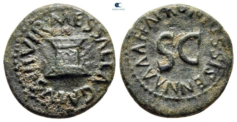 Augustus 27 BC-AD 14. Rome
Quadrans Æ

15 mm, 2,97 g

MESSALLA APRONIVS III...