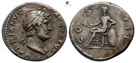 Hadrian AD 117-138. Struck circa AD 125-128. Rome. Denarius AR