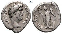 Aelius, as Caesar AD 136-138. Struck under Hadrian, AD 137. Rome. Denarius AR