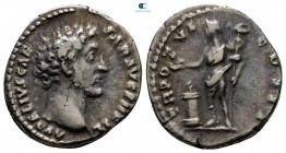 Marcus Aurelius, as Caesar AD 139-161. Struck under Antoninus Pius AD 151-152. Rome. Denarius AR