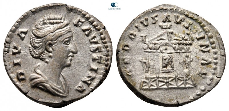 Diva Faustina I AD 140-141. Rome
Denarius AR

19 mm, 3,25 g

DIVA FAVSTINA,...