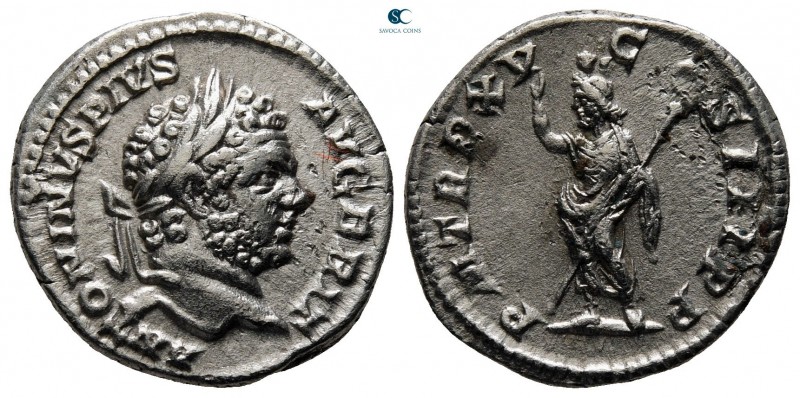 Caracalla AD 198-217. Struck AD 212. Rome
Denarius AR

19 mm, 3,12 g

ANTON...