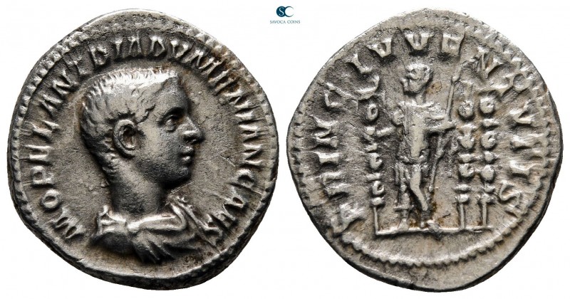 Diadumenian AD 218-218. Rome
Denarius AR

20 mm, 3,05 g

M OPEL ANT DIADVME...