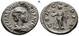 Aquilia Severa AD 220-222. Rome. Denarius AR