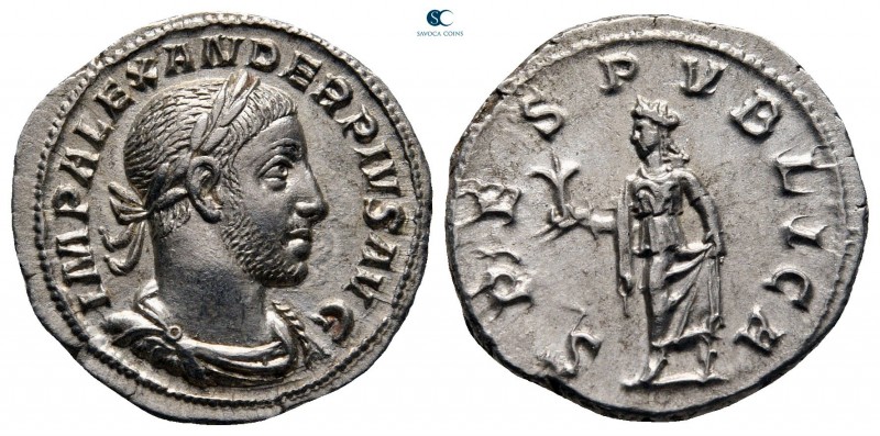 Severus Alexander AD 222-235. Struck circa AD 231-235. Rome
Denarius AR

18 m...