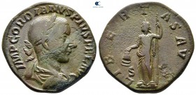 Gordian III AD 238-244. Struck AD 241-243. Rome. Sestertius Æ