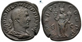 Philip I Arab AD 244-249. Struck AD 246. Rome. Sestertius Æ