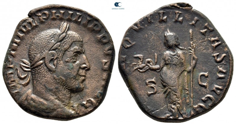 Philip I Arab AD 244-249. Struck AD 248. Rome
Sestertius Æ

27 mm, 13,50 g
...