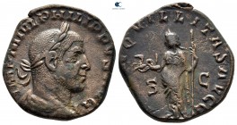 Philip I Arab AD 244-249. Struck AD 248. Rome. Sestertius Æ
