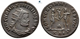 Maximianus Herculius AD 286-305. Heraclea. Radiate Æ