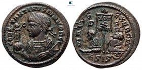 Constantine II, as Caesar AD 317-337. Struck AD 320. Siscia. Follis Æ