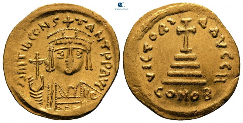 Tiberius II Constantine AD 578-582. Struck AD 579-582. Constantinople. 8th offic...
