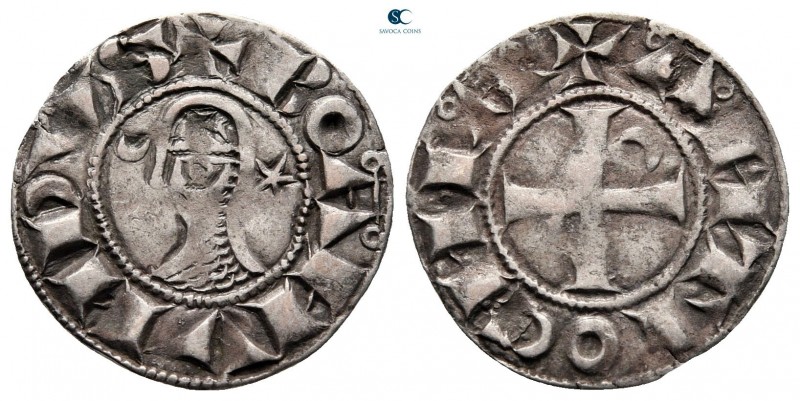 Bohemond III AD 1163-1201. Antioch
Denier AR

18 mm, 0,93 g

+ BOAMVNDVS, h...