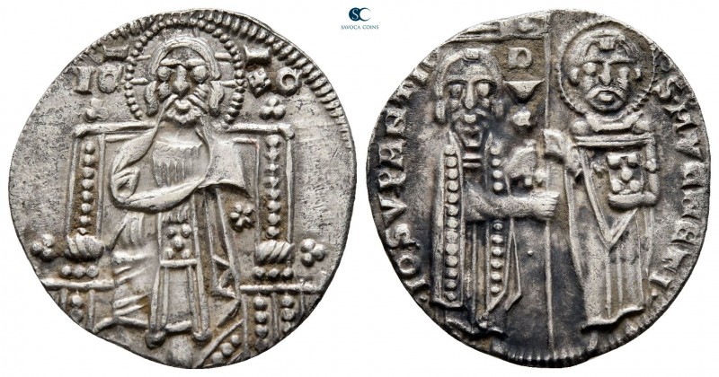 Giovanni Soranzo AD 1312-1328. Venice
Grosso AR

21 mm, 2,13 g

IC XC, Chri...
