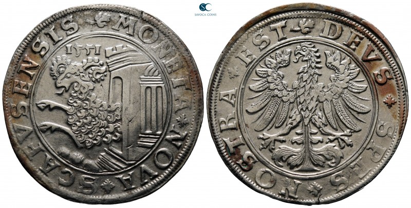 Switzerland. Schaffhausen. Coin master Werner Zentgraf AD 1550-1567.
AR Taler
...