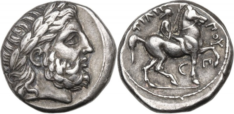 Continental Greece. Kings of Macedon. Philip II (359-336 BC). AR Tetradrachm, Am...