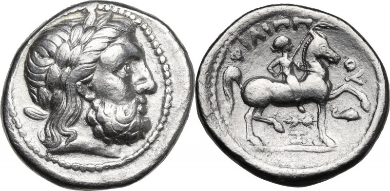 Continental Greece. Kings of Macedon. Philip II (359-336 BC). AR Tetradrachm. St...