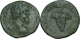 Septimius Severus (193-211). AE 17mm. Marcianopolis mint, Moesia Inferior. Obv. AYK Λ CEΠ- CEVHPOC. Laureate, draped and cuirassed bust right. Rev. MA...