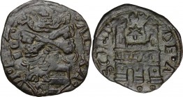 Ascoli. Alessandro VI (1492-1503), Rodrigo de Borja. Quattrino. CNI 1; M. 28; Berm. 543. AE. 1.52 g. 20.00 mm. R. BB.