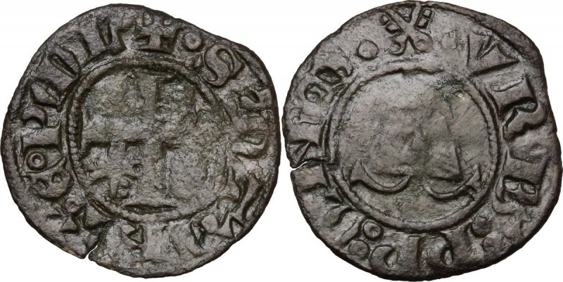 Avignone. Urbano V (1362-1370), Guglielmo de Grimoard. Duplo. Ser. 40; M. 8; Ber...