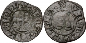 Avignone. Urbano V (1362-1370), Guglielmo de Grimoard. Duplo. Ser. 40; M. 8; Berm. 205. MI. 0.90 g. 18.00 mm. R. BB.