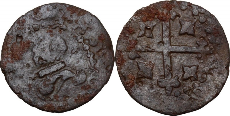 Cagliari. Filippo III di spagna (1598-1621). Soldo. CNI 1/5; MIR (Piem. Sard. Li...