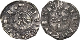 Ferrara. Nicolo II o III d'Este (1361-1388) (1393-1441). Marchesano grosso. CNI 1/6 o 1/2; MIR (Emilia) 218 o 221. AG. 1.09 g. 19.00 mm. Bel BB.