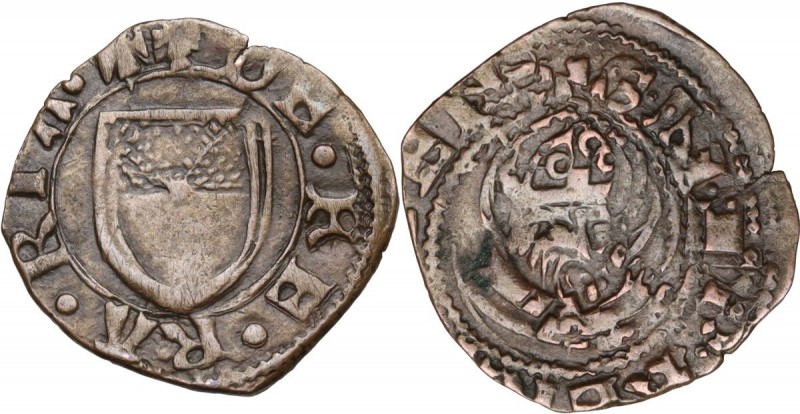 Ferrara. Leonello d'Este (1441-1450). Quattrino. CNI 22/27; MIR (Emilia) 234. MI...