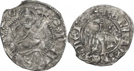 L'Aquila. Renato d'Angiò (1435-1442). Cella. CNI 10/20; MIR (Italia merid.) 66. MI. 0.95 g. 18.00 mm. RR. qBB.