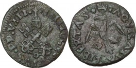 L'Aquila. Innocenzo VIII (1484-1492), Giovanni Battista Cybo. Cavallo. CNI tav. IV, 8; M. 17; D'Andrea-Andreani pp. 250-251; Berm. 508. AE. 2.86 g. 22...
