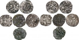 Lucca. Interessante insieme di sei (6) monete da classificare. AG, MI.
