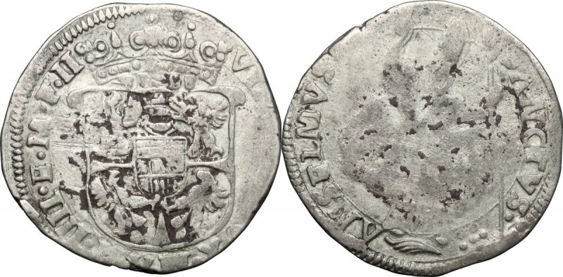 Mantova. Vincenzo I Gonzaga (1587-1612). Lira o anselmino. CNI 63/86; MIR (Lomba...