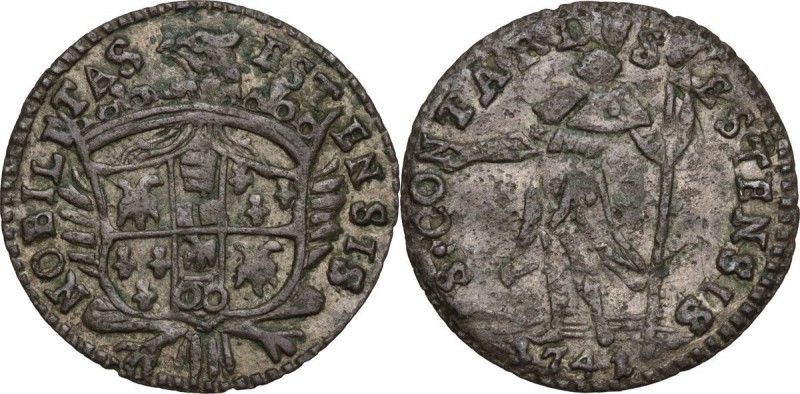 Modena. Francesco III d'Este (1737-1780). Giorgino 1741. CNI 43/46; MIR (Emilia)...