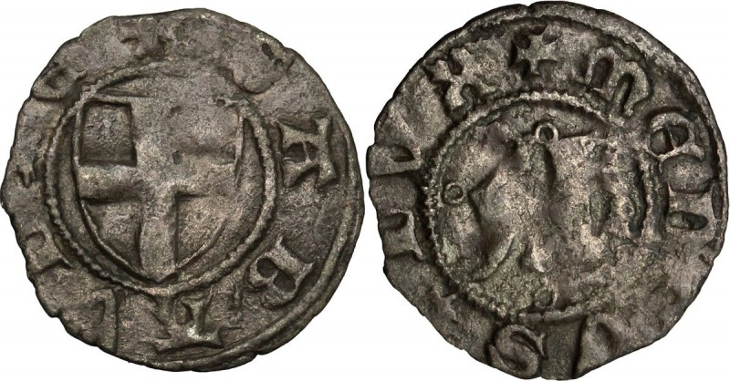 Amedeo VIII Duca (1416-1440). Forte di I tipo, Chambery. MIR (Savoia) 144j; Biag...